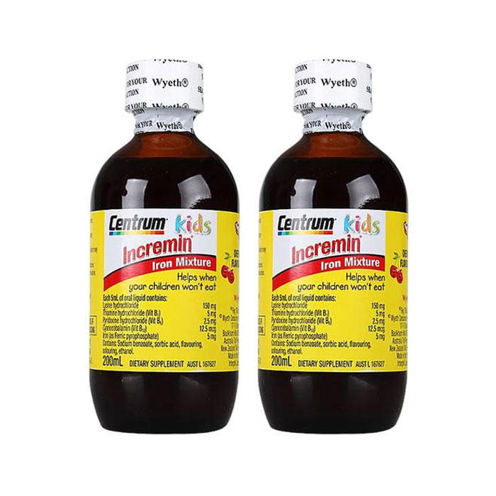 海豚村【2件包邮装】centrum 善存 澳洲儿童补铁口服液 2x200ml 海淘