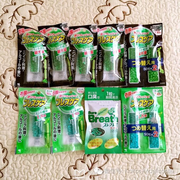 57, 小林制药breath care口气清新薄荷糖.