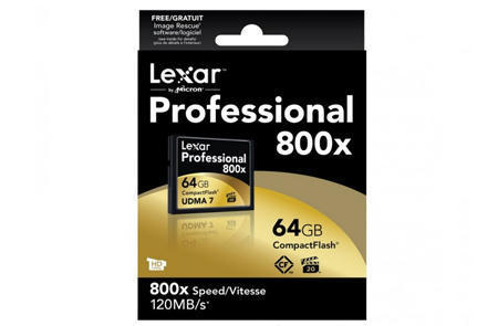 Lexar 雷克沙 专业系列 800X CF存储卡64GB