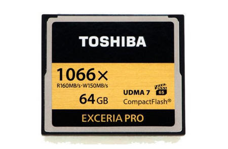 TOSHIBA 东芝 EXCERIA Pro CF存储卡 64GB 读160M写150M $79 99