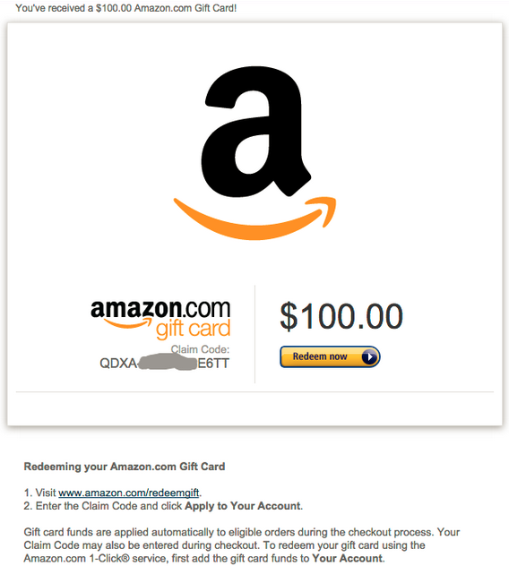 美国亚马逊Amazon海淘攻略：什么是美亚礼品卡 Amazon gift cards？