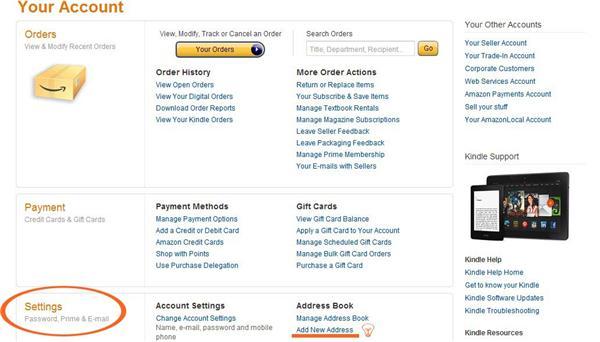 美国亚马逊amazon购物流程、转运填写,以及订单查看攻略