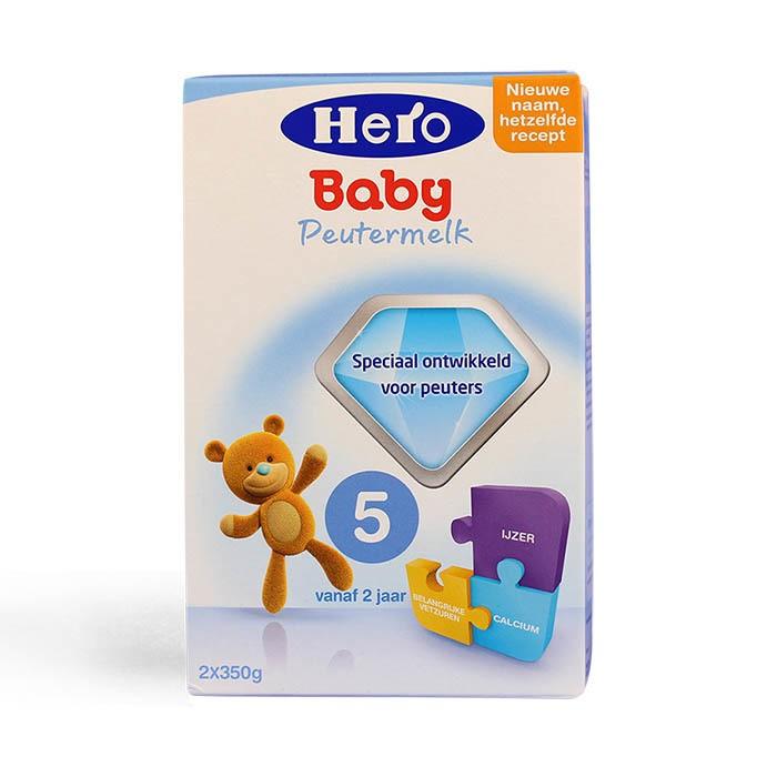 Hero Baby - 幼儿配方奶粉5段 -给两岁及两岁以上宝宝 700g 75折€8 8（约￥65）