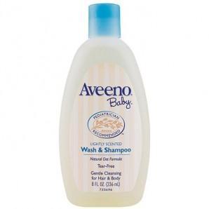 Aveeno 艾维诺纯天然燕麦婴儿专用身体洗发水两用 236ml.jpg