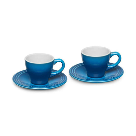 【德国SPL厨具专家】Le Creuset 酷彩 拓瓷意式咖啡杯 马赛蓝 2件套（多款颜色可选）含税直邮（到手约¥367）