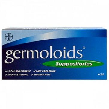 Germoloids 痔疮栓24颗子弹独立包装