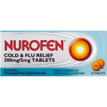 Nurofen感冒和流感救援片—16片