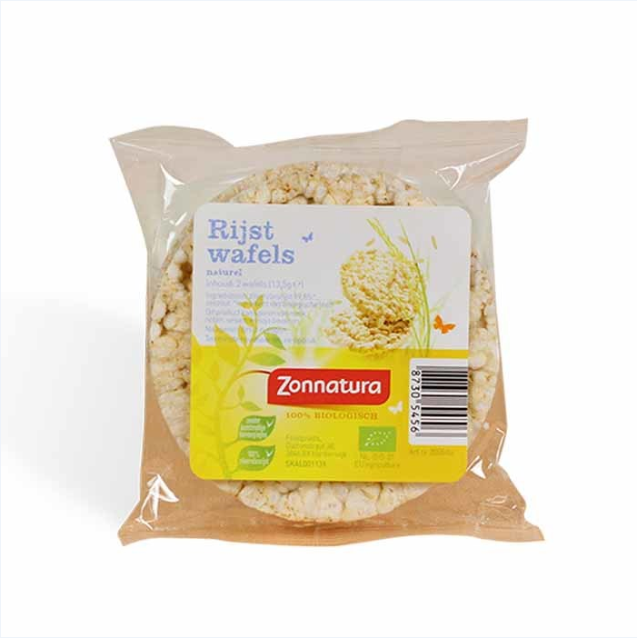 Zonnatura 100%天然有机香脆米饼 原味 2片装 15g