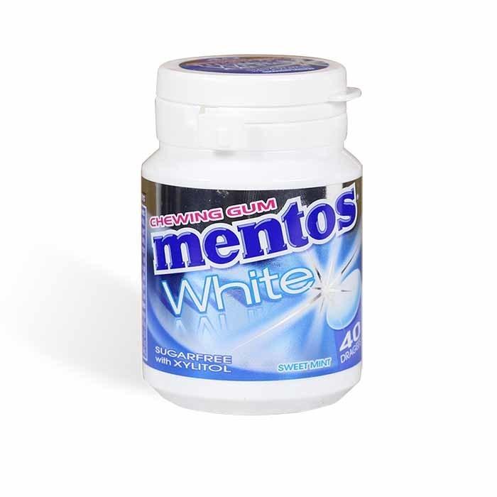 Mentos曼妥思 无糖口香糖 甘甜薄荷(瓶装)