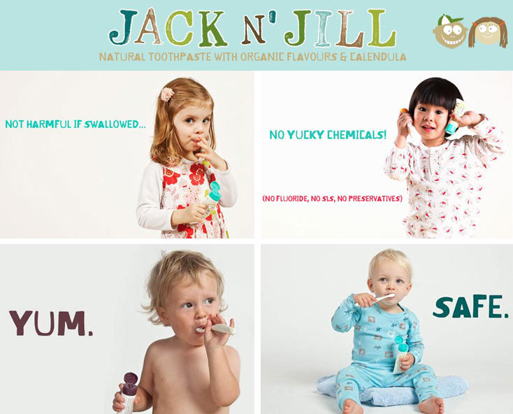 JACK N'JILL宝宝有机可吃牙膏