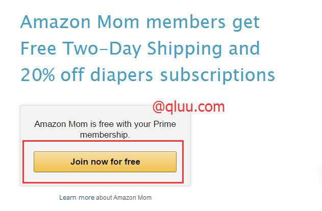  Amazon Mom亚马逊妈妈计划