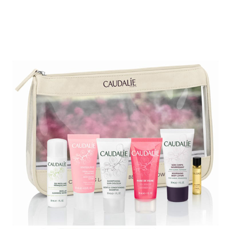 【税费补贴】Feelunique中文官网 Caudalie 欧缇丽 旅行五件套装 8折报价£10（约￥95）+满60英镑包邮