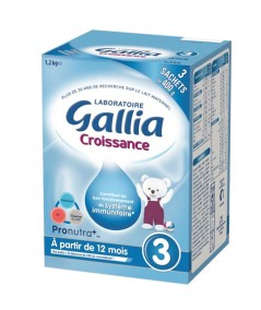 【邮费7折】Gallia 佳丽雅 3段 成长奶粉 1200g