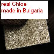 保加利亚产的chloe包内序列号标签