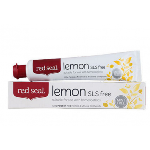 【新西兰NP健康药房】RED SEAL 红印 不添加起泡剂柠檬味牙膏 100G 4 9纽 约￥23