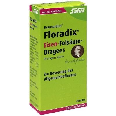 【德国UKA】Salus Floradix 铁元 叶酸 片剂 84片 特价：8 7欧（原价9 82欧）