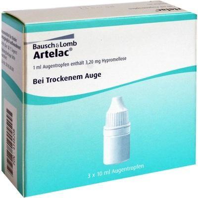 【德国UKA】Artelac 玻尿酸滴眼液 3支 10ml   特价：11 14欧，约82 6元