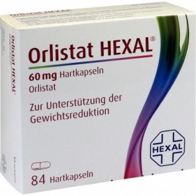 【德国UKA】ORLISTAT HEXAL 奥利司他控脂瘦身胶囊 60mg 84粒  特价：26 12欧，约193 5元