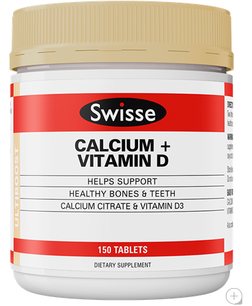 Swisse 钙+维生素D片 150片 (高效补钙 预防骨质疏松）