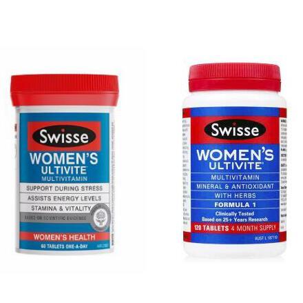 圣诞套装特惠：Swisse女性活力复合维生素片 60片+Swisse 女性抗氧化维生素片120片 仅NZ$65 00（约¥318）