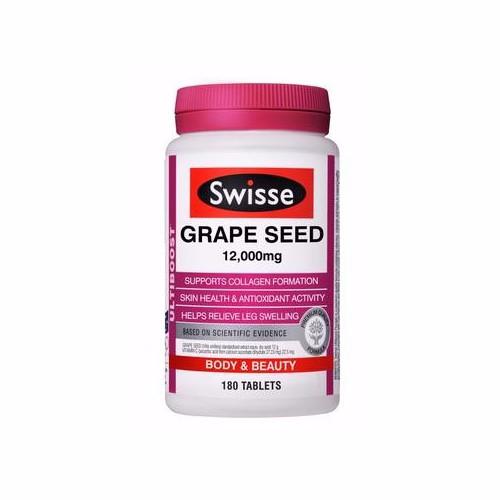 Swisse 澳洲葡萄籽精华 180粒（天然抗氧化）价格：NZ$31 80（人民币约：155 82元）