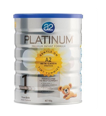 A2 白金高级婴幼儿配方奶粉 1段 （0-6个月）900g 罐 6罐包邮装