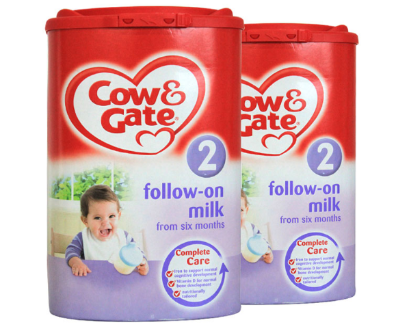 【2件包邮装】Cow & Gate 英国原装牛栏奶粉 2段 （6-12个月） 2x900g 罐 279元（券后包邮包税价）