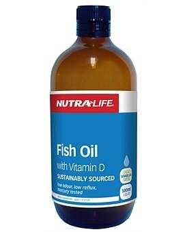 NutraLife 纽乐 Omega3鱼油+维生素D液 500ml (健脑护心 缓解关节疼痛)