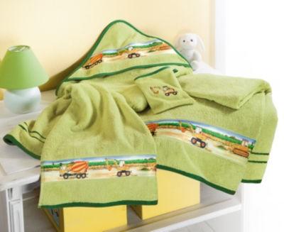 【德国EM】Kinderbutt 有机全棉 毛线圈毛巾 2件装 奇异果绿