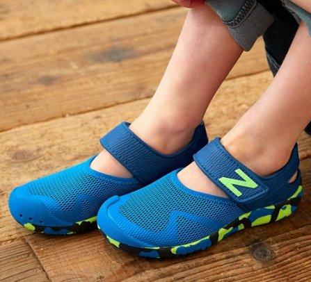 2017春夏新款：NEW BALANCE 新百伦 KA20814 小童 大童凉鞋 沙滩鞋 4色 折后2720日元起（约￥168）