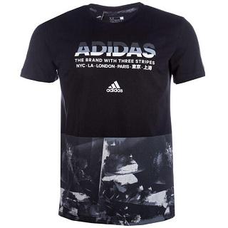 【全场买满£64立减£5】ADIDAS 男士纯棉短袖印花T恤6 5折报价£14 99（约￥130）
