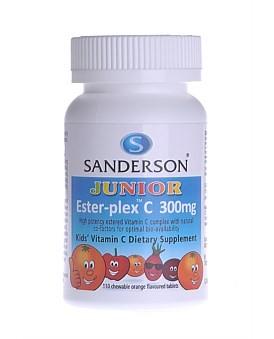 Sanderson 青少年Ester-Plex维生素C咀嚼片 110片 （抗氧化 提高免疫力） NZ$13 9约69元