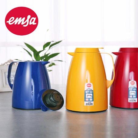 Emsa 爱慕莎 Basic系列 大容量恒久保温壶 玻璃内胆 1 5L 8折好价€23 16，凑单满68欧免费直邮到手约178
