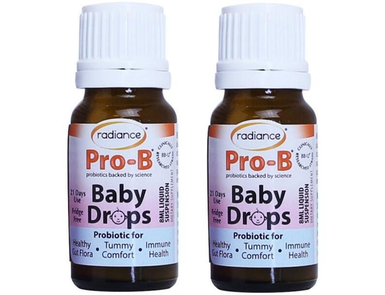 【2件包邮装】Radiance Pro-B 液体婴儿益生菌滴剂 2x8ml 支（婴幼儿益生元） 优惠价格：198元