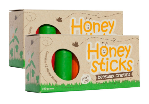 【2件包邮装】Honey Stick 蜂蜜蜡笔 2190g 盒 （212支-短）