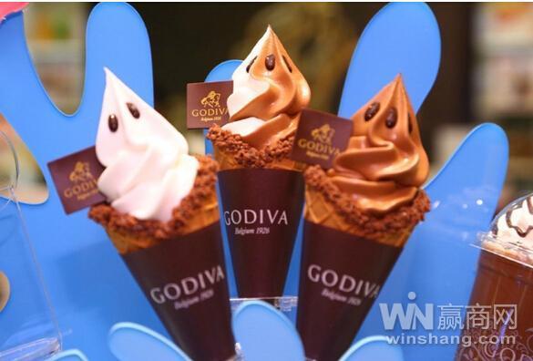 GODIVA歌帝梵推出夏日新品 三种口味冰淇淋甜筒售卖