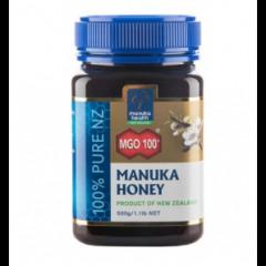 【新西兰KD】【爆款】Manuka Health 蜜纽康MGO100+麦卢卡蜂蜜 500g  NZ$37.6/约 ￥180