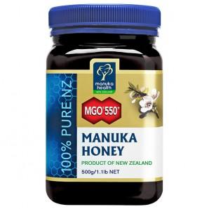【新西兰KD】【单件包邮】Manuka Health 蜜纽康MGO550+麦卢卡蜂蜜 500g 仅需NZ$117 58 约￥569