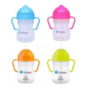 【新西兰KD】【包邮套装】B Box 宝宝水瓶 重力饮水杯 标准型 240ml（浅蓝色+浅绿色+橙色+粉红色） 