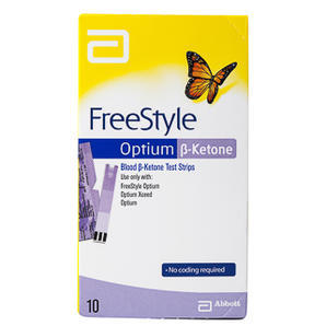 Freestyle Optium 精确血糖检测试纸 10件