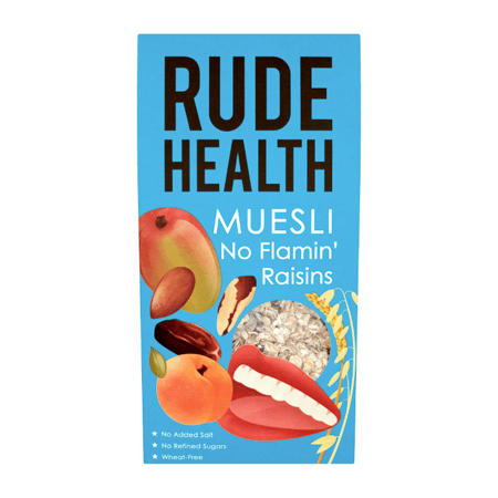 Rude Health No Flamin Raisins Muesli