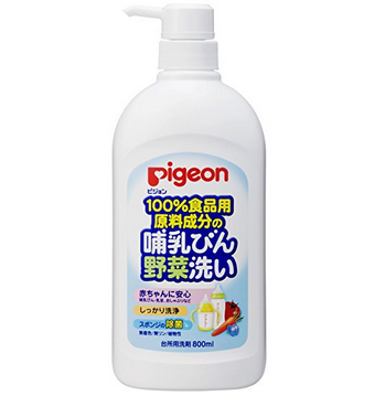 Pigeon贝亲天然植物奶瓶水果蔬菜清洗液清洁剂800ml 特价598日元，约￥36