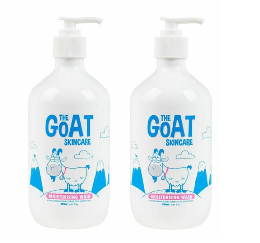 【2件包邮装】The Goat Skincare 澳洲纯天然山羊奶沐浴露 2x500ml 瓶（原味） 商品价格：109元