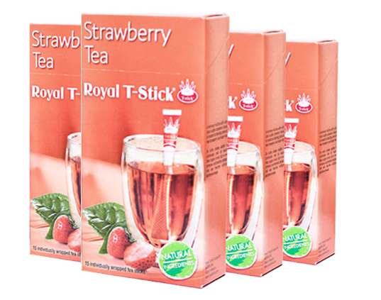 【4件包邮装】Royal T-Stick 创意茶包茶棒 草莓红茶包 4x15包 商品价格：139元