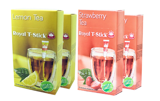 【4件包邮装】Royal T-Stick 创意茶包茶棒 4x15包/盒（草莓红茶包+柠檬红茶包） 商品价格：139元