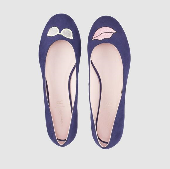 【法国LR】新低特价：Mademoiselle R 红唇平底鞋仅需198元！