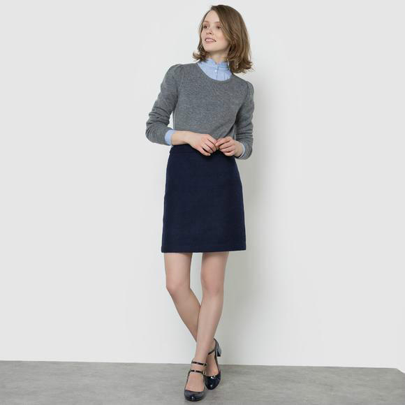【法国LR】2件包邮：MADEMOISELLE R混羊毛A字裙单件到手仅需202元！