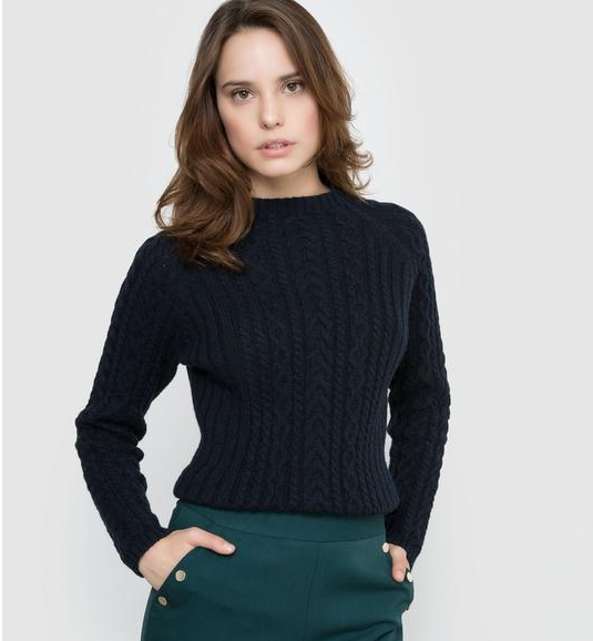 【法国LR】秋冬上新：ATELIER R 女士羊绒混纺毛衣特价仅需288元！