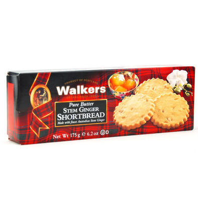 【英皇室御用品牌】Walkers 黄油姜饼 175g 全场满78欧 免邮 4kg内 码：YF78 叠加 巧克力糖果9折 