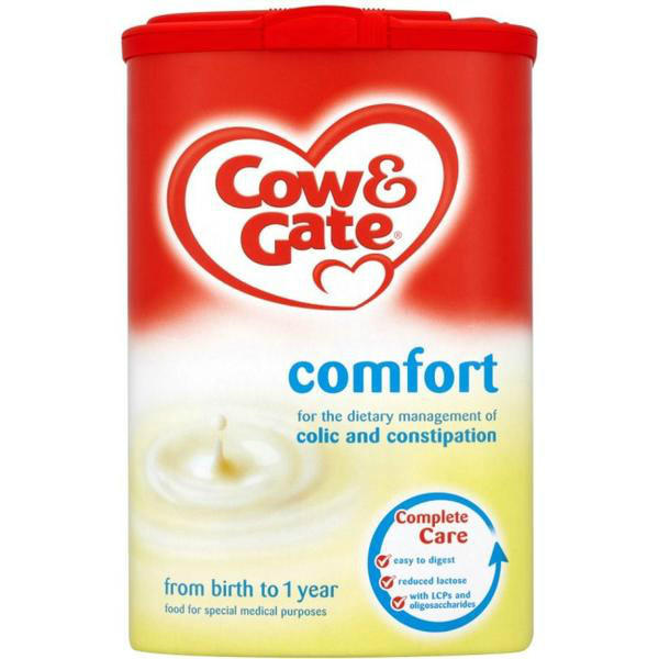 【热销奶粉】Cow & Gate 牛栏 肠胃舒适防腹泻胀气奶粉（0-12m） 900g  